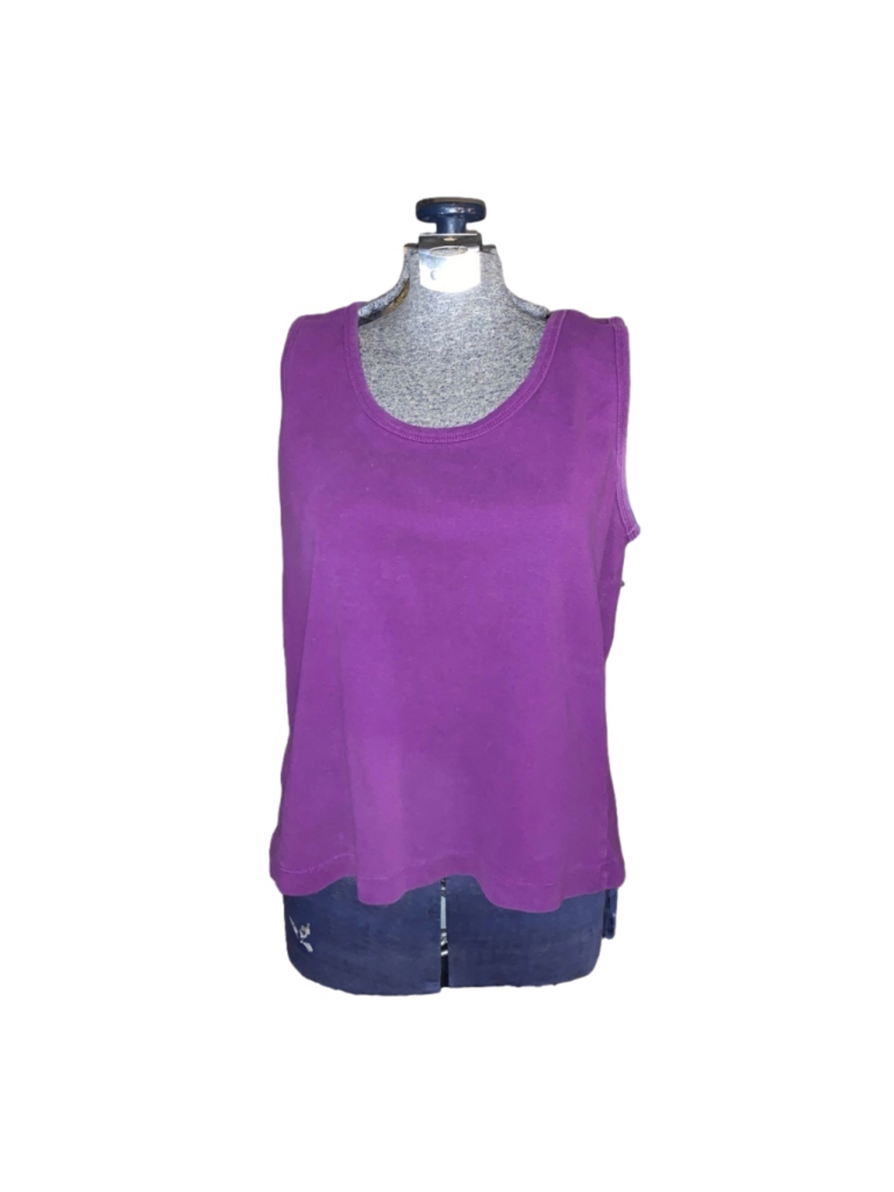 Women's Cherokee Tank Top Size L Purple
